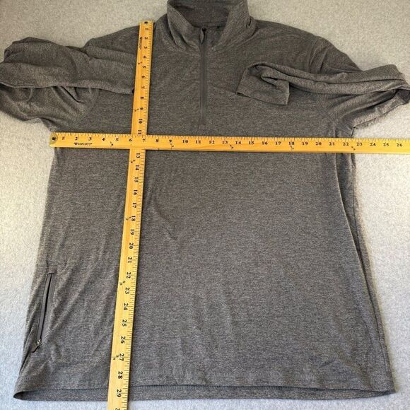 Men's Bearbottom Size XL Gray Quarter- Zip‎ Pullover Base Layer Shirt - Picture 6 of 10